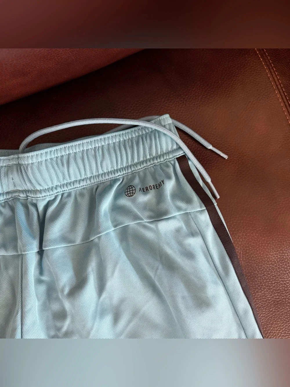 Men’s Adidas Light Blue Shorts; Size Small (Like New)
